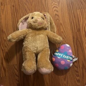 Build-A-Bear Brown Plush with Colorful Egg
